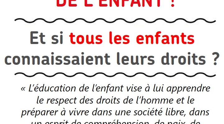 Et si les enfants connaissaient leurs droits ?